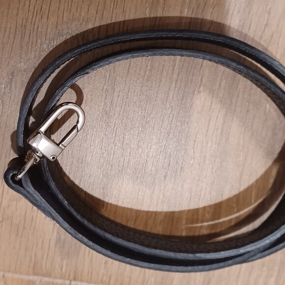 Houndstooth black NEW leather/cloth handbag - Picture 6 of 6